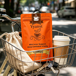 กาแฟผสมมาคาและโสมธรรมชาติ 10 กรัม แบบซองเดี่ยวใช้ครั้งเดียว 10 ซอง บรรจุในซองพลาสติกสีส้มสดใสแบบพกพาพร้อมซีลปิดผนึก พิมพ์ลายได้ตามต้องการ - Product Image 4
