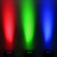 Lumière de scène PAR36 70W RGBWA 5-en-1 avec programme automatique activé par le son, télécommande DMX pour DJ, éclairage de fête de mariage