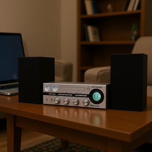 Système Home Cinéma Victor Milwaukee 50W avec Lecteur CD de Bureau et Modèle Stéréo D0100XFM3UT pour un Divertissement Pratique - Product Image 2