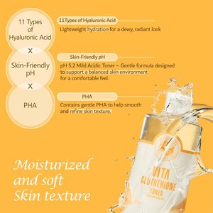 เอเลนซิเลีย วิต้า กลูตาไธโอน ลิควิด โทนเนอร์ 500 มล. ไวท์เทนนิ่ง ไฮเดรติ้ง สำหรับทุกสภาพผิว - Product Image 3