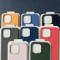 Coque de téléphone en silicone liquide 1:1 pour Apple, compatible avec les modèles magnétiques iPhone 17, 16, 15, 14 Pro Max, 13, 12