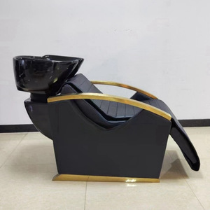 Moderna Estación de Lavado de Cabello, Silla de Lavado Reclinable para Barbería, Equipo de Salón de Belleza, Silla de Champú Eléctrica con Tazón de Cerámica - Product Image 3