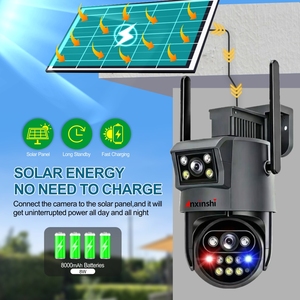 Caméra de sécurité solaire 4G LTE PTZ à double objectif 5K avec enregistrement 24h/24 et détection de mouvement et suivi humain - Product Image 6