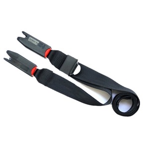 Sangle de sécurité pour siège auto enfant 1,8 m <span class=keywords><strong>ISOFIX</strong></span> LATCH, polyester, connecteur en acier, 318g, emballage en sac OPP - Product Image 2