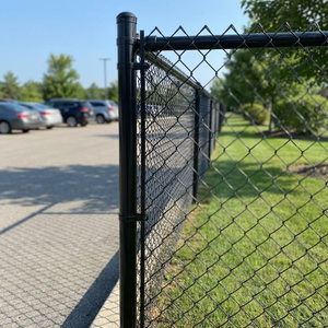 Hot-selling Chain <strong>Link</strong> Fence PVC Coated Galvanized Fence <strong>Chian</strong> Wire Chain Mesh for Sport Yard Home Garden Industry Fencing - Product Image 5