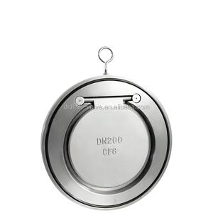 Valvola di ritegno a battente singola DIDLINK DN100, tipo a farfalla/wafer, con guarnizioni in gomma/PTFE/EPDM, per acqua a media temperatura, manuale - Product Image 1