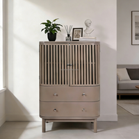 Buffet de rangement moderne en bois, 2 portes, 2 tiroirs, gain de place, grande capacité, meubles de maison pour salon, chambre à coucher, cuisine