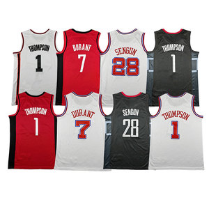 Venta al por Mayor de Camisetas de Baloncesto Americanas Cosidas, Oferta 2026 # <span class=keywords><strong>1</strong></span> Amen Thompson # 7 <span class=keywords><strong>Kevin</strong></span> <span class=keywords><strong>Durant</strong></span> # 28 Alperen Sengun - Product Image 6