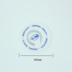 Sigilli in Alluminio di Alta Qualità da 36mm e 47mm con Strato di Sollevamento e Trazione per Bottiglie PE di Olio Motore Mobil <span class=keywords><strong>Elf</strong></span> Total - Product Image 1
