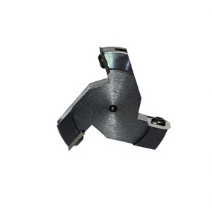 Fresa de carburo indexable D12*D60*H12*60L para ranurado y recorte de muebles, con 3 filos de corte intercambiables - Product Image 1