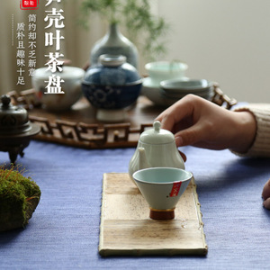 Handmade bamboo <b>tea</b> <b>trays</b> with bamboo leaves for export to Japan; Zen-inspired bamboo products; <b>tea</b> ceremony accessories; sushi - Product Image 4