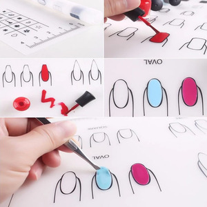 Tapis de bureau pliable antidérapant en silicone souple sur mesure pour l'entraînement des ongles, idéal pour les outils de beauté - Product Image 3
