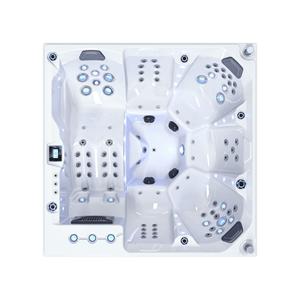 Lovia bain à remous spa extérieur bain à remous avec jacuzzier balboa spa <span class=keywords><strong>pompe</strong></span> à <span class=keywords><strong>chaleur</strong></span> 6 personnes hottub spa extérieur système de jet débordement bain à remous - Product Image 2