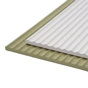 Wholesale 3d wall panels textured mdf decorative board/Cladding Slat Colored Wall Paneling