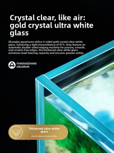 Set Completo Acquario Marino Serie HB con Filtro Posteriore, Vetro Ultra Trasparente, Vasca per Pesci e Coralli, Acquario da Tavolo per Acqua Salata - Product Image 2