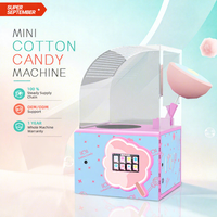 Machine à Barbe à Papa Intelligente et Compacte, Distributeur Automatique de Barbe à Papa pour Rues Piétonnes et Marchés Nocturnes
