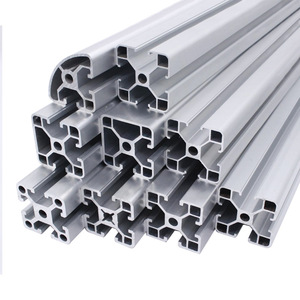 Profils en aluminium industriels standard européens solides 4040 & 2020 Alliage 3030 Supports de ligne d'assemblage - Product Image 1