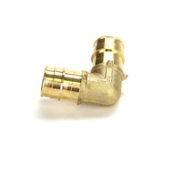 Pex Crimp kuningan pas 90D siku Reducer kopling Tee Bushing adaptor kepala tekan Pex pipa Fitting