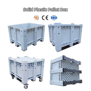 באיכות גבוהה נשיאה חזקה בעלת יכולת מתקפלת תיבת מיכל פלסטיק פח לתחבורה - Product Image 3