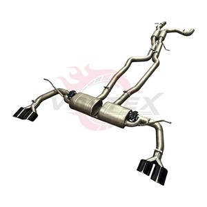 Vortex Stainless Steel Mirror Polished Valvetronic Catback Exhaust <b>Remote</b> <b>Control</b> 1.5mm Steel Sheet for Porsche Cayenne 958 - Product Image 1