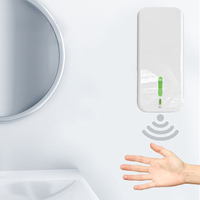 PYJ Distributeur automatique de savon et de désinfectant pour les mains de haute qualité 1500ml ABS Offre Spéciale mural sans contact pour le linge