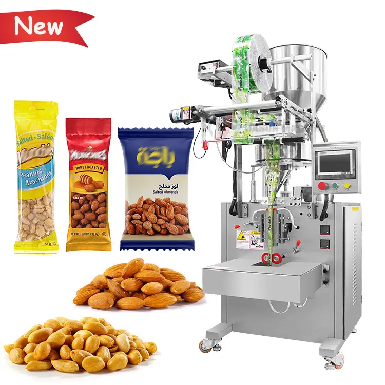 Small pouch almond cashew nuts packing machine automatic sachet granule pistachios nuts dry fruits