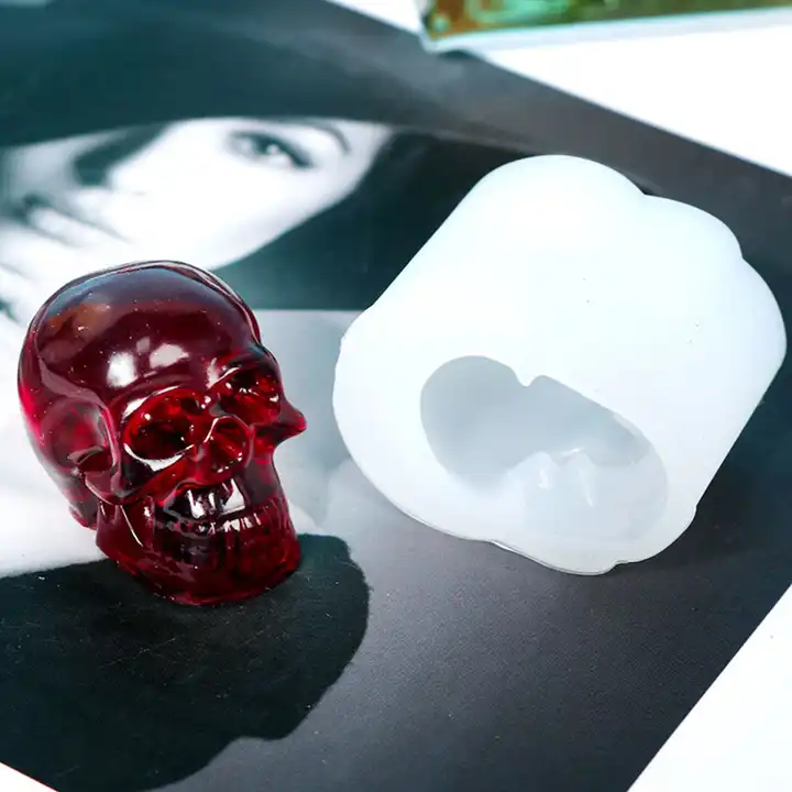 little skull silicone mold for resin
