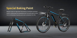 Bicicleta Eléctrica KOOLUX 48V 250W 7 Velocidades con Frenos de Disco, Motor en la Rueda Trasera, Bicicleta Urbana, Estilo Retro Vintage, Batería Integrada, 60 km de Autonomía - Product Image 5