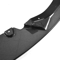 Kits de carrosserie en fibre de carbone sèche véritable séparateur de becquet de lèvre de pare-chocs avant pour bmw F80 M3 F82 F83 M4 2014-2020 diffuseur avant de style 3D
