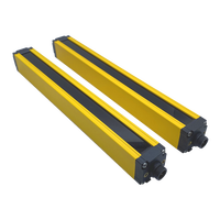 Capteur de sécurité à rideau lumineux pour la protection corporelle industrielle, capteur infrarouge à faisceau de sécurité pour la protection des passages de machines de découpe