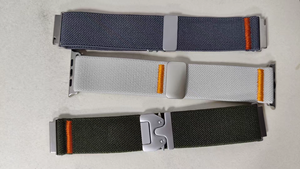 BEEFLYPOWER 20 22mm <span class=keywords><strong>Bracelet</strong></span> de montre en nylon et métal de qualité supérieure avec boucle parachute pour montres connectées Samsung Watch 7/6/5/4 - Product Image 3