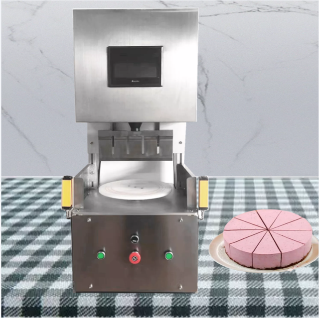 Commercial Bakery Automatic Ultrasound Food Board Cheese Laser Knife Ultrasonic Cake Divider Cutter Slice Slicer Cutting Machine