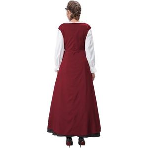Vestido Renacentista Stadget para Mujer, Disfraz Medieval, Vestido de Corte Victoriano, Vestido de Reina, Princesa, Campesina - Product Image 4