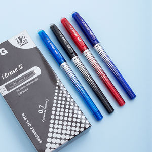 M & G Hot vente en gros stylos Gel effaçables avec gomme encre noire 0.7mm meilleure vente stylos Gel effaçables - Product Image 3