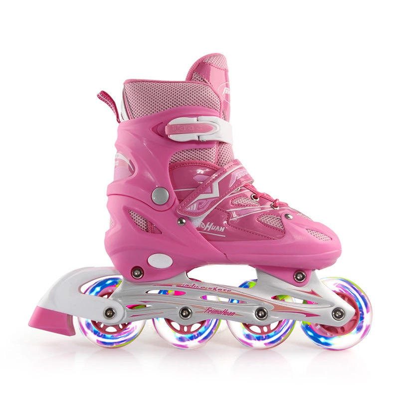 Flashing Roller All Light up Pink Airwalk Aggressive Skates