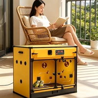 Boîte d'élevage pour perroquets à contrôle de température intelligent, incubateur à température constante pour oisillons, incubateur d'élevage pour animaux de compagnie