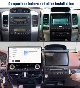 Radio de coche con pantalla táctil Android 13 de 16.8 pulgadas para Toyota Prado 120 2002-2009 y Lexus GX470, con Carplay, GPS, reproductor de video y multimedia. - Product Image 4