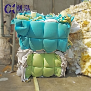 Plastic scrap foam recycle PU product