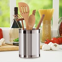 Porte-couverts de cuisine multi-usages en acier inoxydable pour la table Organisateur de couverts Porte-ustensiles Porte-vaisselle en métal Caddy