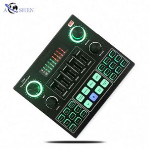 Interface de mixage audio F9 en gros, carte son externe USB pour studio et diffusion en direct avec Bluetooth pour téléphone et ordinateur - Product Image 2