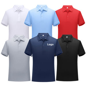 High Quality Custom Embroidered Printed Men's Polo Shirts Polyester Work Employee Uniform Quick Dry Breathable Golf Polo T Shirt
