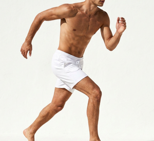 Shorts de sport pour homme, extensibles dans 4 directions, légers, en tissu sans couture, pour la gym et le yoga, avec impression numérique et design personnalisé - Product Image 2