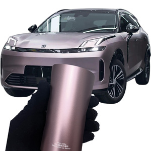 فيلم فينيل TPU ساتان آيس بيري لتغليف السيارات، فيلم فينيل ذاتي الإصلاح لتغيير لون السيارة بالكامل - Product Image 1