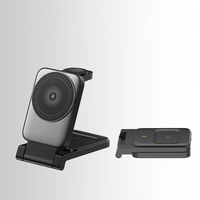 Station de charge sans fil magnétique pliable multifonctionnelle 3 en 1, chargeur rapide pour iPhone, Apple Watch, AirPods