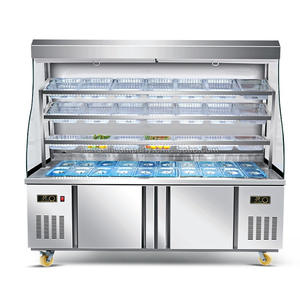 Réfrigérateur vitrine à porte vitrée pour restaurant Malatang à haute efficacité, fabriqué en Chine - Product Image 6