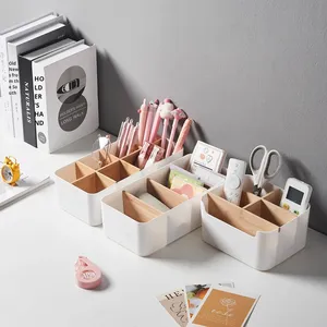 Desktop <strong>Storage</strong> Box Living Room Coffee Table Plastic Modern Simple Design Compartment <strong>Remote</strong> <strong>Control</strong> Board Miscellaneous <strong>Storage</strong> - Product Image 4