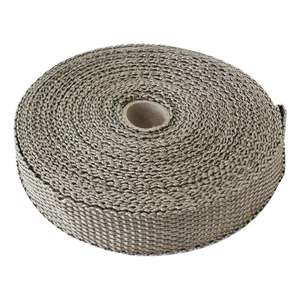 2 "x 50 'Premium Escape Heat Wrap Manifold Wrap Titanium Lava Fibra Térmica Heat Wrap + 6 Pcs Laços - Product Image 4