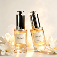 Bouteille en verre transparent de qualité supérieure pour huiles essentielles, avec compte-gouttes, fond épais, gravure de logo personnalisée, pour sérum de soin et mascara – Vente en gros