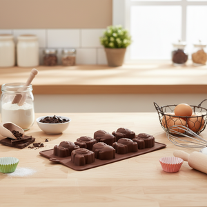 CASAMAX WL AZ-5104 Stampo Flessibile in Silicone a Forma di Animale per Cioccolato - 21x11.3x2 cm - Product Image 3