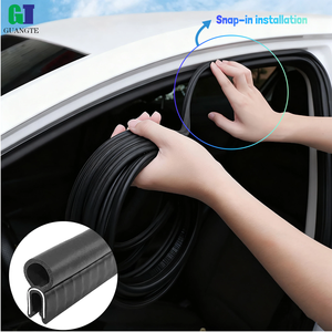 ऑटोमोटिव कार यूनिवर्सल कार डोर रबर मौसम सील पट्टी - Product Image 2